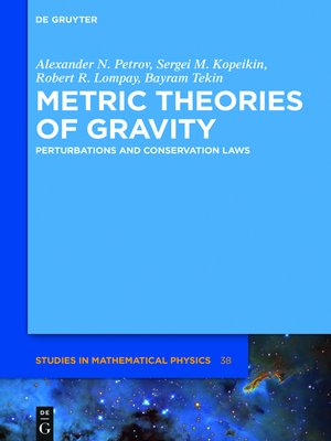 cover image of Metric Theories of Gravity